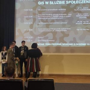 Uczniowie naszej szkoły na GIS DAY  2022