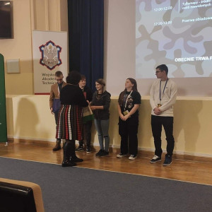 Uczniowie naszej szkoły na GIS DAY  2022