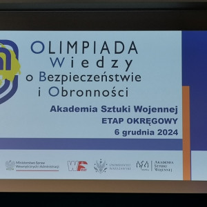 sukces naszych uczniów w Olimpiadzie wiedzy o Bezpieczeństwie i  Obronności
