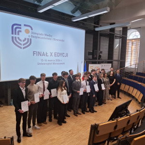 Sukcesy naszych uczniów na X Olimpiadzie Wiedzy o Bezpieczeństwie i Obronności!